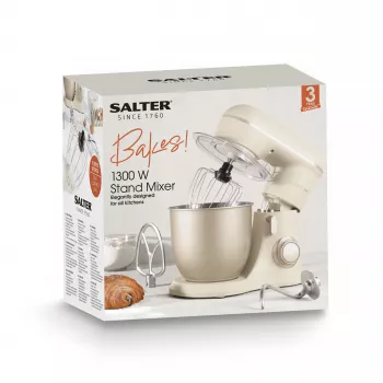 Salter EK5511SBOFVDE Bakes batidora de pie 1000W 5L negra