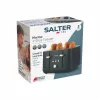Salter EK5565BGRYFVDE tostadora Marino de 4 rebanadas - gris acero inoxidable