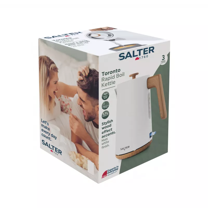 Salter EK5822WHTVDE Toronto hervidor de ebullición rápida blanco