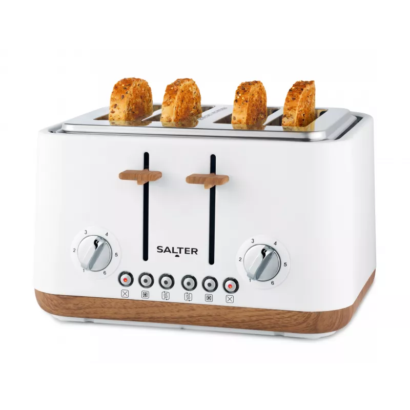 Salter EK5823WHTVDE Toronto tostadora de 4 rebanadas