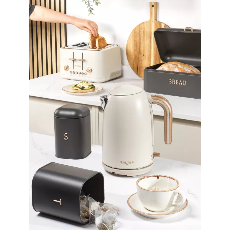 Salter EK6085OBVDE hervidor de agua rápida Pebble 1,7L 3000W negro obsidiana