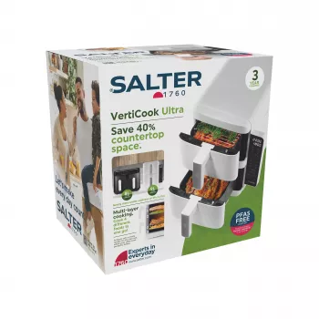 Salter EK6642WHTVDE freidora de aire VertiCook Ultra