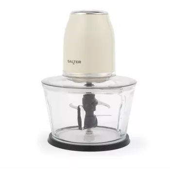 Salter EK6686CRMVDE picadora retro 200W 0,5L crema