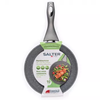 Salter BW02762G2MOR Marblestone sartén de 20 cm, gris