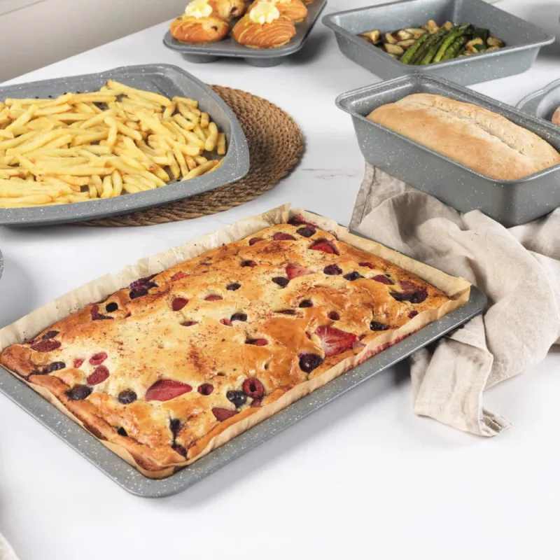 Salter BW02775GEU7 Marblestone bandeja de horno 37cm