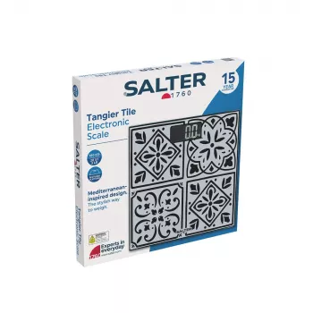 Salter SA00702TCFEU12 Tanger Tile báscula de cocina electrónica, 5 kg / 1 g, multicolor