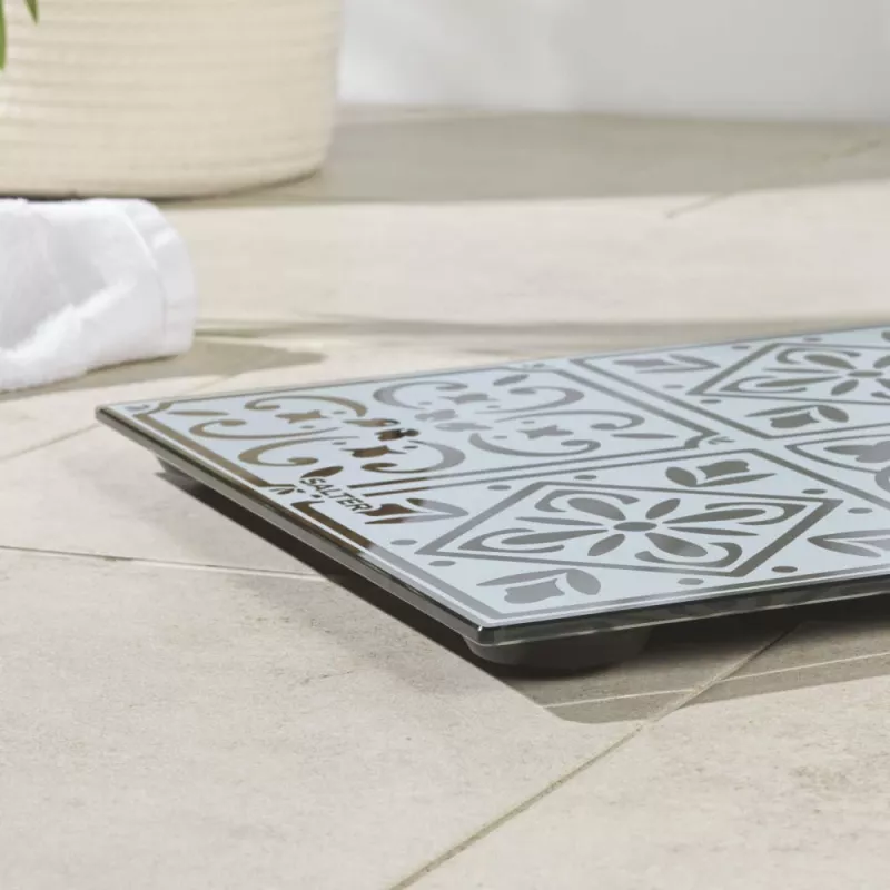 Salter SA00702TCFEU12 Tanger Tile báscula de cocina electrónica, 5 kg / 1 g, multicolor