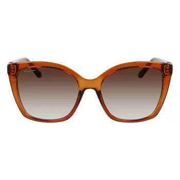 Salvatore Ferragamo SF1026S-261 Gafas de sol mujer cat eye Havana degradado marrón 54mm
