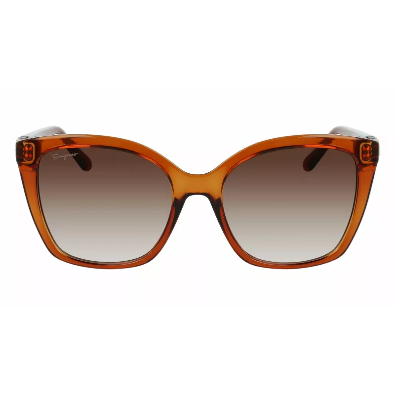 Salvatore Ferragamo SF1026S-261 Gafas de sol mujer cat eye Havana degradado marrón 54mm