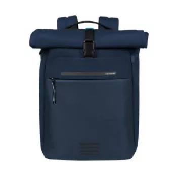 Samsonite Moderny Mochila rolltop de 15,6 pulgadas, azul 161237-1090