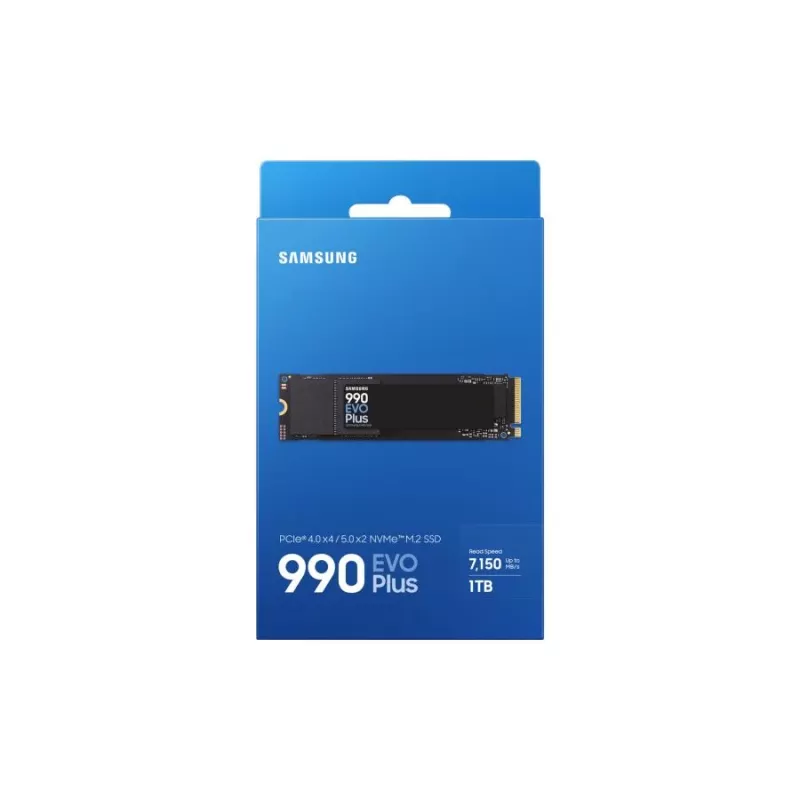Samsung 990 EVO Plus SSD 1 TB M.2 PCIe 4.0 7150 MB/s 1350000 IOPS Negro