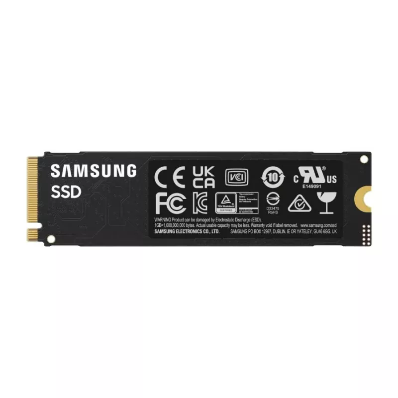 Samsung 990 EVO Plus SSD, 2 TB, M.2, PCIe 4.0, 7150 MB/s, 1350000 IOPS, Negro