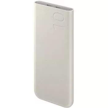 Batería externa Samsung 10.000mAh capacidad/25W Super Fast Charging/doble puerto/PD Power Delivery blanca