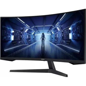 Samsung C34G55TWWP 34 pulgadas WQHD monitor curvo, 165Hz, 1ms, panel VA, AMD FreeSync Premium (reacondicionado)