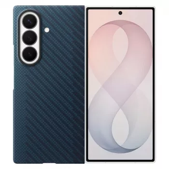 Samsung Carbon Magnet Case para Galaxy Fold 8 Ultra, azul marino