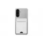 Samsung funda con ranura para tarjeta para Samsung Galaxy A27 gris