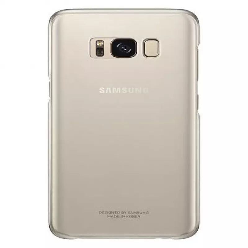 Samsung Clear Cover para Galaxy S8+ G955 Oro