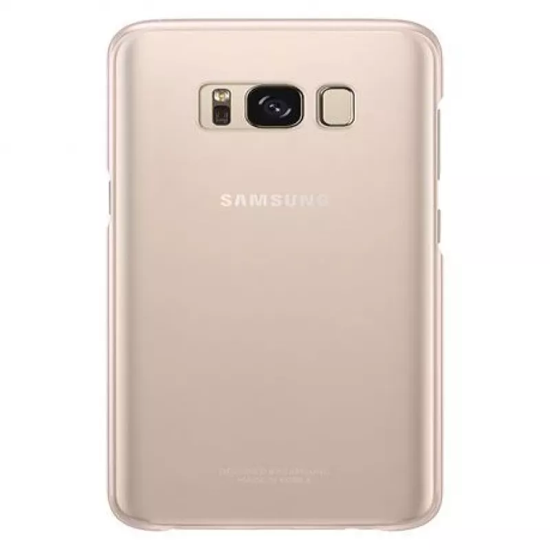 Samsung Clear Cover para Galaxy S8+ G955 Rosa