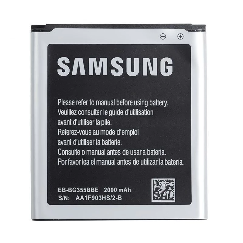 Samsung EB-BG355BBE 2000mAh Galaxy Core 2 G355 batería de repuesto Bulk