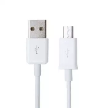 Samsung ECB-DU4AWE Cable de datos y carga Micro USB 1 m a granel para G900 S5 - blanco