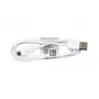 Samsung ECB-DU4AWE Cable de datos y carga Micro USB 1 m a granel para G900 S5 - blanco