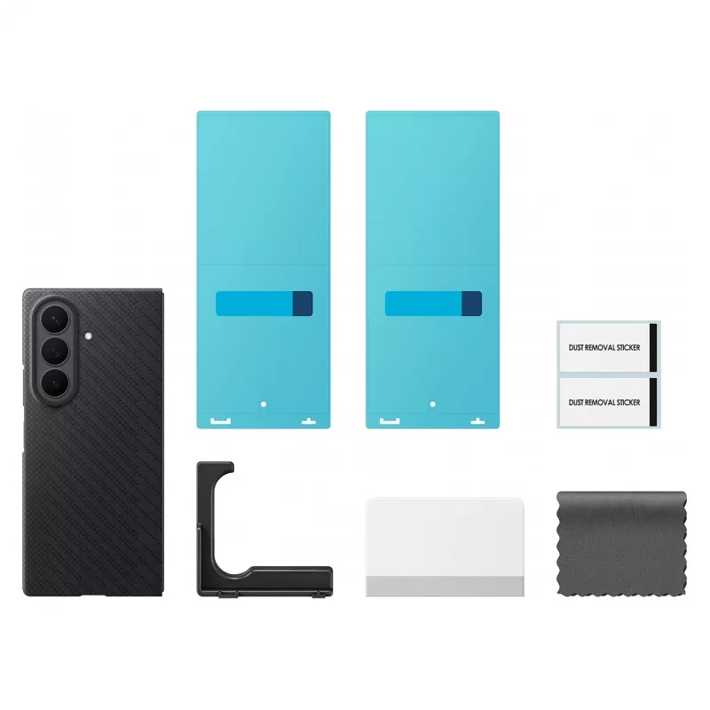 Samsung EF-KF976SBEGWW Carbon Magnet Case para Galaxy Fold 8 Ultra - negra