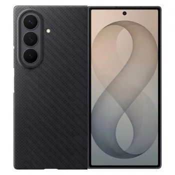 Samsung EF-KF976SBEGWW Carbon Magnet Case para Galaxy Fold 8 Ultra - negra
