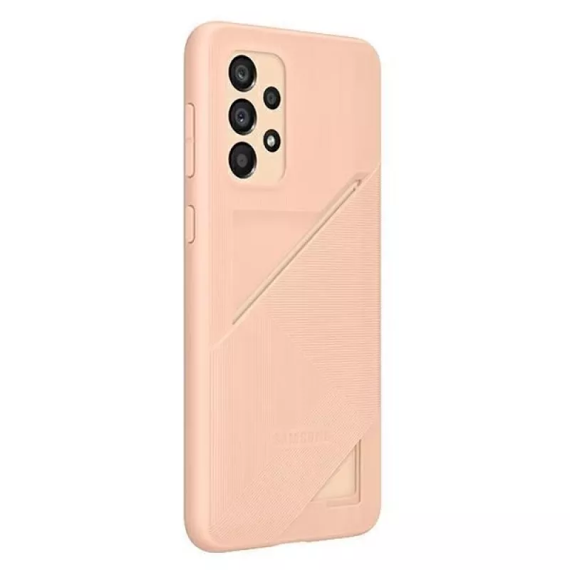 Samsung EF-OA336TPEGWW funda con compartimento para tarjetas para Galaxy A33 5G, melocotón