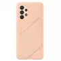 Samsung EF-OA336TPEGWW funda con compartimento para tarjetas para Galaxy A33 5G, melocotón