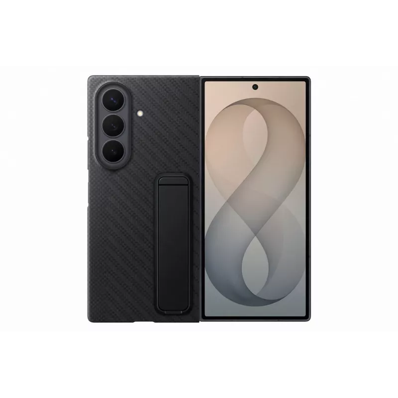 Samsung Carbon Standing Case para Galaxy Z Fold8 Ultra, negro