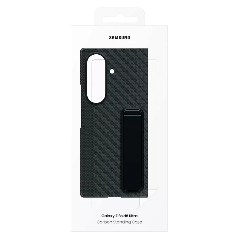 Samsung Carbon Standing Case para Galaxy Z Fold8 Ultra, negro