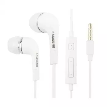 Samsung EHS64AVFWE Auriculares Estéreo In-Ear con Control de Volumen, Blanco (Bulk)