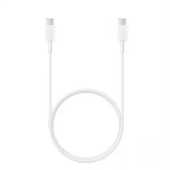 Samsung EP-DA905BWE Cable de datos USB-C a USB-C 3A 1m Blanco (Bulk)