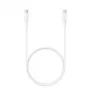Samsung EP-DA905BWE Cable de datos USB-C a USB-C 3A 1m Blanco (Bulk)