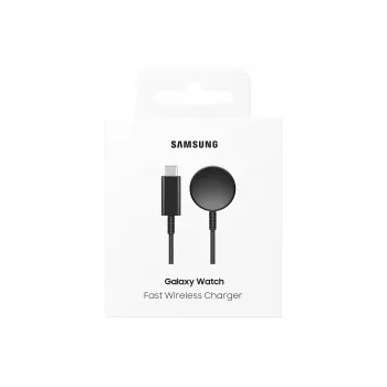 Samsung EP-OL715 Cargador inalámbrico rápido para Galaxy Watch 5/6/7/8/9/Ultra/Ultra2, Negro