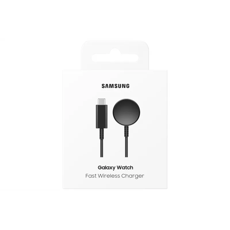 Samsung EP-OL715 Cargador inalámbrico rápido para Galaxy Watch 5/6/7/8/9/Ultra/Ultra2, Negro