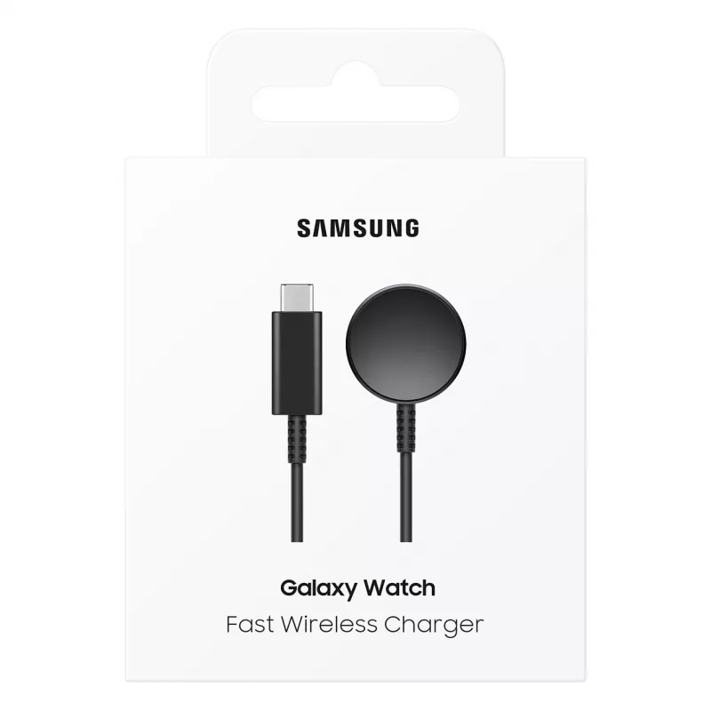 Samsung EP-OL715 Cargador inalámbrico rápido para Galaxy Watch 5/6/7/8/9/Ultra/Ultra2, Negro