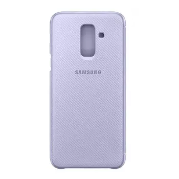 Samsung funda tipo cartera para Galaxy A6+ (2018) lila