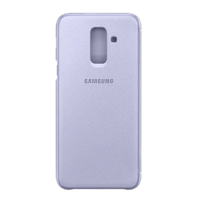 Samsung funda tipo cartera para Galaxy A6+ (2018) lila