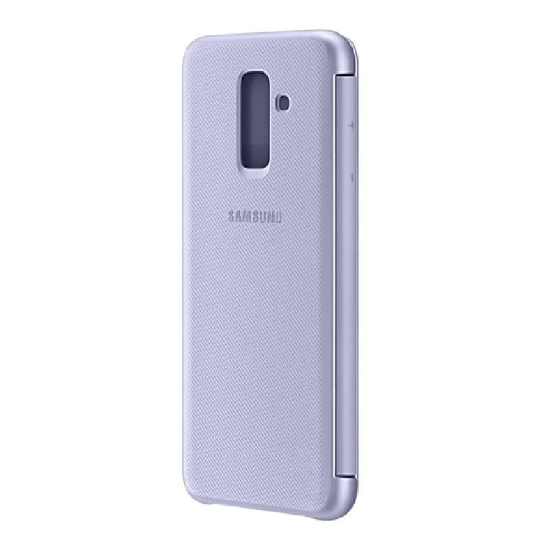 Samsung funda tipo cartera para Galaxy A6+ (2018) lila