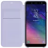 Samsung funda tipo cartera para Galaxy A6+ (2018) lila