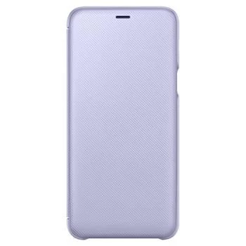 Samsung funda tipo cartera para Galaxy A6+ (2018) lila