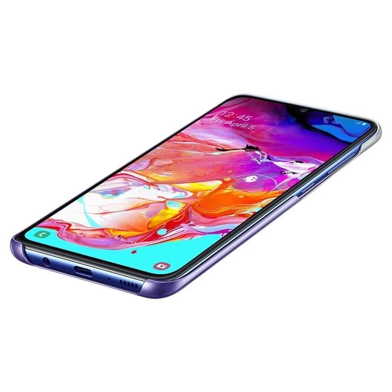 Funda degradada Samsung Galaxy A70 EF-AA705CVEGWW violeta