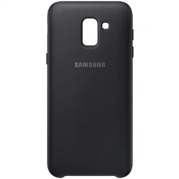 Samsung Galaxy J6 (2018) Funda protectora de doble capa negra EF-PJ600CBEGWW