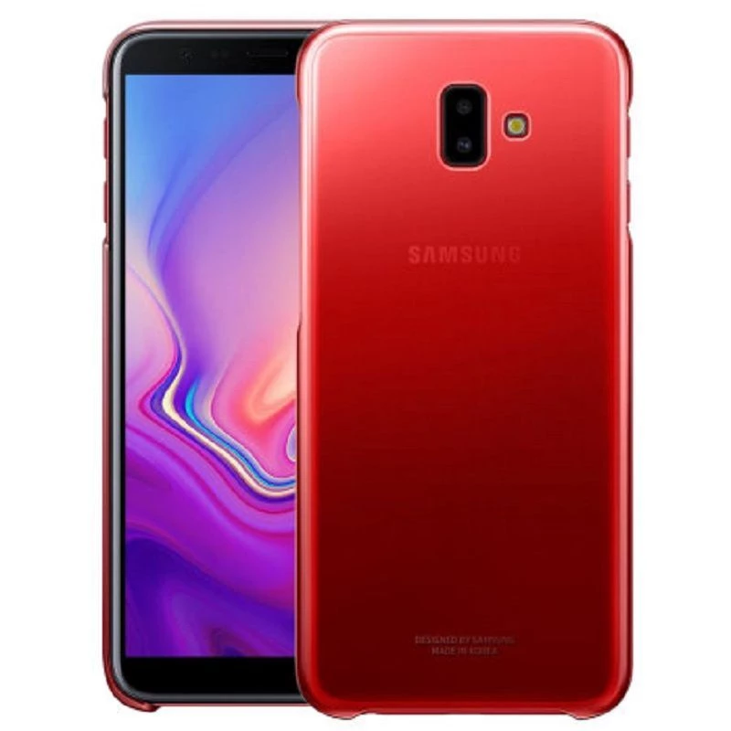 Funda Samsung Galaxy J6+ Gradation EF-AJ610CREGWW roja