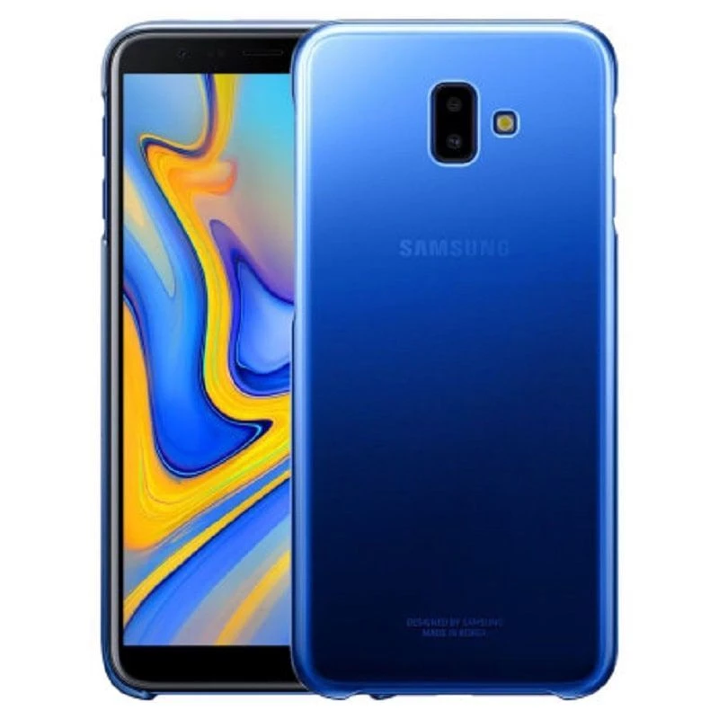 Samsung Galaxy J6 Plus funda Gradation EF-AJ610CLEGWW azul