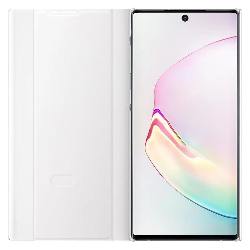 Funda con vista transparente Samsung Galaxy Note 10 blanca