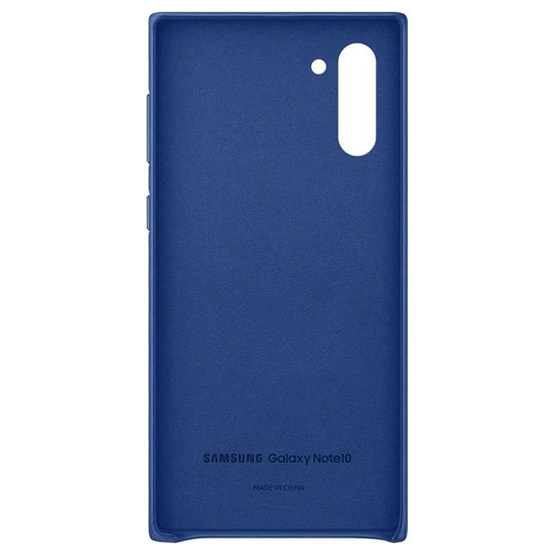 Samsung Funda de piel para Galaxy Note 10 Azul