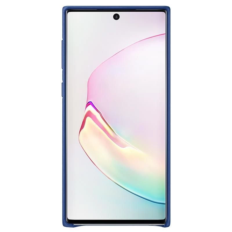 Samsung Funda de piel para Galaxy Note 10 Azul
