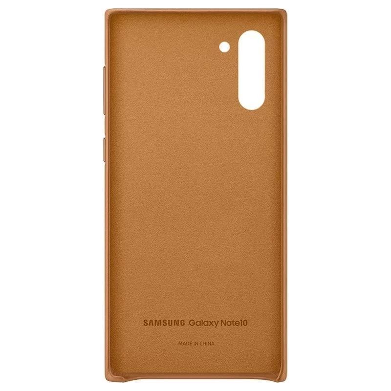 Funda de piel Samsung Galaxy Note 10 camel
